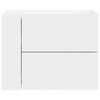 vidaXL Wall-mounted Bedside Cabinets 2 pcs White 45x30x35 cm