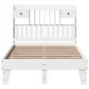 vidaXL Bed Frame without Mattress White 135x190 cm Solid Wood Pine