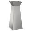 vidaXL Pillar Planter 2 pcs Silver 40 x 40 x 100 cm