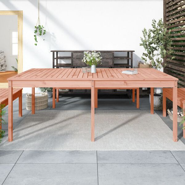 vidaXL Garden Table 203.5x100x76 cm Solid Wood Douglas