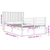 vidaXL Bed Frame without Mattress 120x200 cm Solid Wood