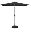 vidaXL Garden Parasol with LED Lights and Base 270 x 270 cm Polyester