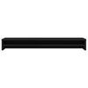 vidaXL Monitor Stand Black Oak 100x24x13 cm Engineered Wood