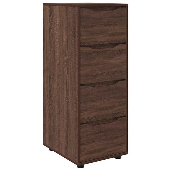 vidaXL Storage Cabinet Brown Oak 40 x 48 x 105 cm Engineered Wood