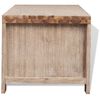 vidaXL TV Cabinet Solid Brushed Acacia Wood 140x38x40 cm