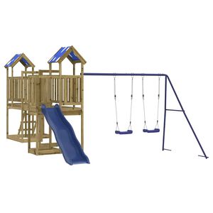 vidaXL Outdoor Playset Impregnated Wood Pine