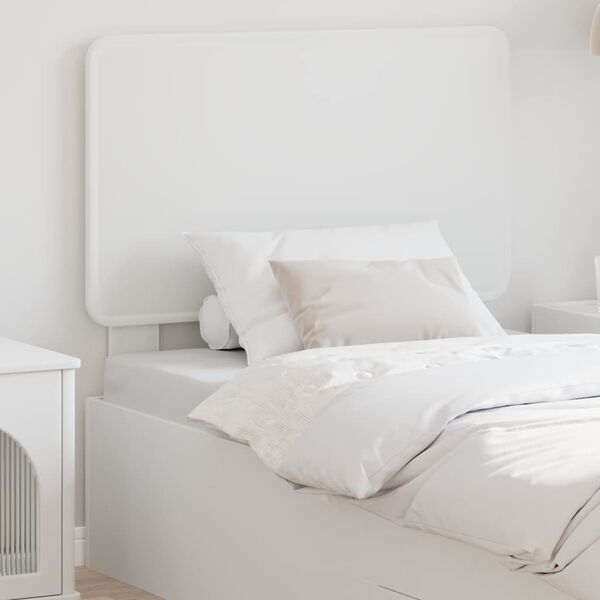 vidaXL Headboard with Headboard White 75 cm Engineered wood