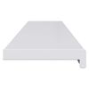 vidaXL Window Sill White 120 x 25 x 4.5 cm PVC