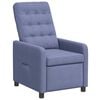 vidaXL Recliner Chair Jeans Blue 65 x 93 x 102 cm Fabric