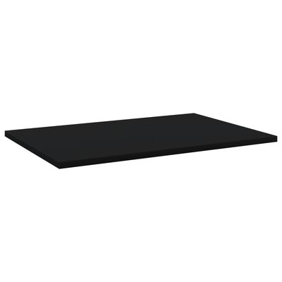 vidaXL Bookshelf Boards 8 pcs Black 60x40x1.5 cm Engineered Wood