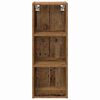 vidaXL Hanging Cabinet Riga Old Wood 30 x 29.5 x 80 cm Engineered Wood