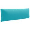 vidaXL Back Cushion PUTTEN 100% Polyester Turquoise 120 x 40 x 15 cm