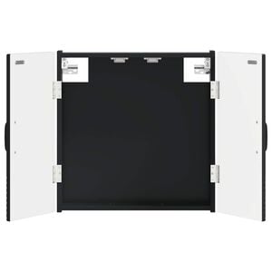 vidaXL Dartboard Cabinet HAARLEM Black 52.5 x 10.5 x 53.5 cm