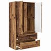 vidaXL Bathroom Cabinet Old Wood 79.5 x 49 x 156 cm Engineered Wood