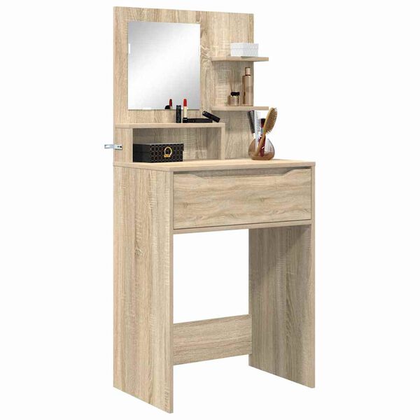 vidaXL Bedroom Dressing Tables Sonoma Oak 80 x 39.6 x 135 cm