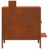 vidaXL Camping Stove 35x50x60 cm Corten Steel