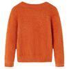 Kids' Sweater Knitted Burnt Orange 128