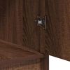vidaXL Dressing Table 3 pcs Brown 40 x 41 x 75 cm Engineered wood