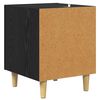 vidaXL Bedside Cabinet Black Oak 40 x 40 x 50 cm Engineered Wood