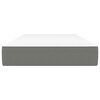 vidaXL Pocket Spring Bed Mattress Grey 120 x 190 cm Polyester