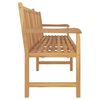 vidaXL Garden Bench 228 cm Solid Teak Wood