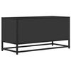 vidaXL TV Cabinet Black 80x34.5x40 cm Engineered Wood and Metal