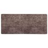 vidaXL Rug Runner MARSA Grey 100 x 50 cm Polyester and PVC