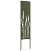 vidaXL Garden Privacy Screen Olive green 32 x 140 cm Cold-rolled steel