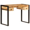 vidaXL Desk with 2 Drawers 110x50x77 cm Solid Mango Wood