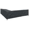 vidaXL Furniture Cover Black 300 x 300 x 80 cm 600D Oxford Fbric