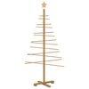 vidaXL Wooden Christmas Tree Brown 150 cm Bamboo