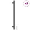 vidaXL Cabinet Handles 5 pcs Black 320 mm Stainless Steel