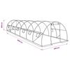 vidaXL Greenhouse 27m&sup2; 900x300x200 cm