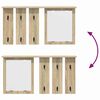 vidaXL Wall-Mounted Coat Rack with Shelf Sonoma oak 85 x 10 x 45 cm