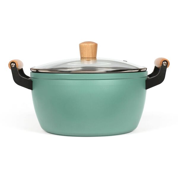 Livoo Stewpot with Wooden Handles 24 cm 5 L Green