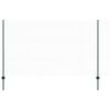 vidaXL Welded Wire Fence 25 x 1.4 m (W x H) PVC-Coated Steel Green
