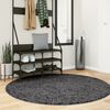 vidaXL Rug OVIEDO Short Pile Anthracite &Oslash; 160 cm