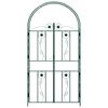 vidaXL Garden Arch Plain Green 115 x 37 x 226 cm