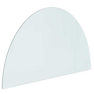 vidaXL Fireplace Glass Plate Transparent 1000 x 600 mm Glass
