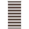 vidaXL Zebra blind 40.9x100 cm Fabric Width 36.7 cm coffee