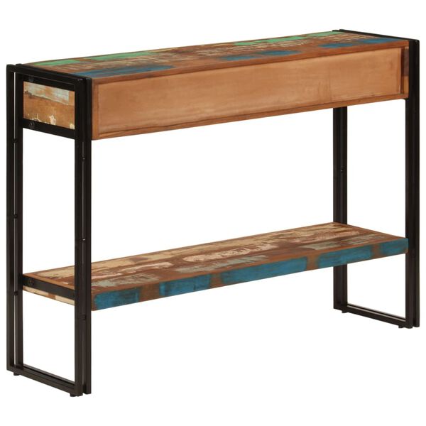 vidaXL Console Table 110x30x76 cm Solid Wood Reclaimed