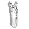 vidaXL Horse Head Decoration Wall-Mounted Aluminium Silver