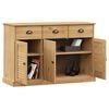 vidaXL Sideboard with Drawers VIGO 113x40x75 cm Solid Wood Pine