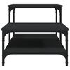 vidaXL Coffee Table Black 100x50.5x45 cm Engineered Wood