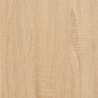 vidaXL Sideboard Sonoma Oak 91x29.5x65 cm Engineered Wood