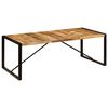vidaXL Dining Table 220x100x75 cm Solid Mango Wood