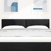 vidaXL Headboard with Headboard Black 160 cm Faux Leather