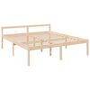 vidaXL Senior Bed without Mattress Super King Size Solid Wood