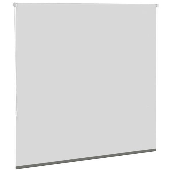 vidaXL Roller Blind Blackout Grey 155x175 cm Fabric Width 151.6 cm Polyester
