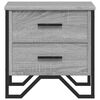 vidaXL Bedside Cabinets 2 pcs Grey Sonoma 40x41x40 cm Engineered Wood